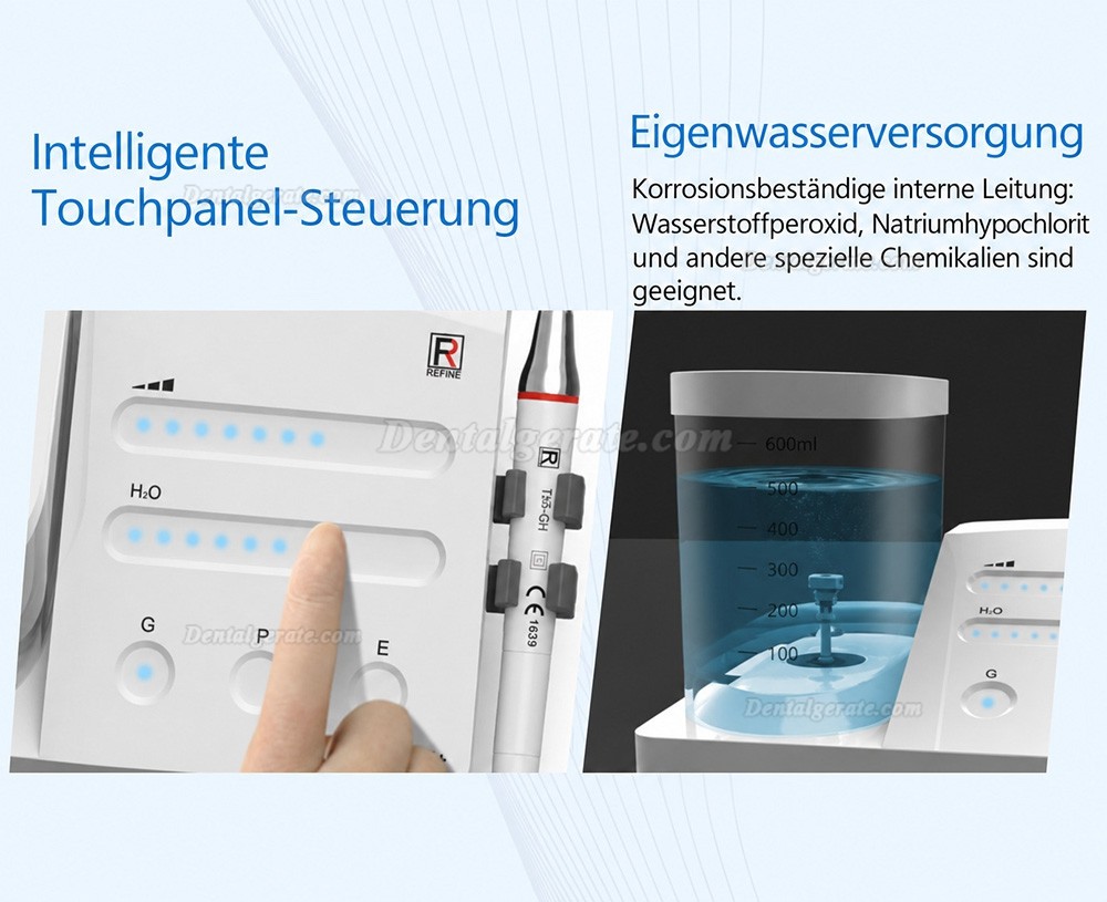 Refine DS7+ UltraschallScaler Wurzelkanalbew&auml;sserung Scaler Kompatibles EMS / Woodpecker